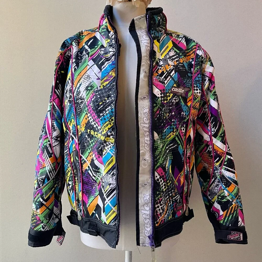 Castle X Abstract Multilayer Racewear Jacket - Picture 1 of 12
